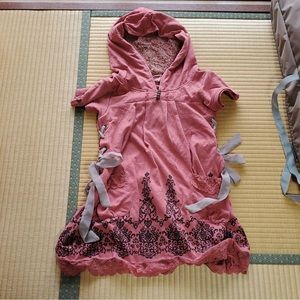 Axes femme pink parka dress